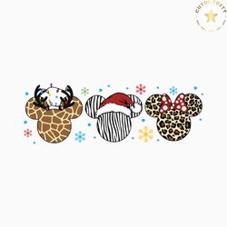 animal kingdom christmas mickey head svg download