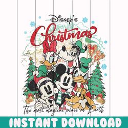 vintage mickey and friend magical place on earth png file