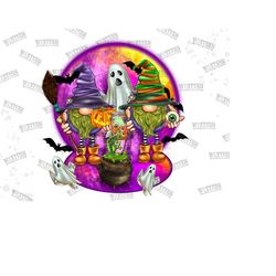 halloween gnomes sublimation png, ghost png, halloween png, witch gnomes png, halloween gnomes png, western halloween png, digital download