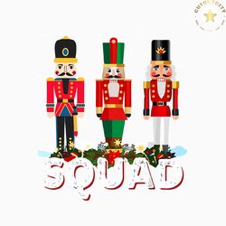 nutcracker squad ladies christmas png sublimation file