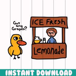 got any grapes ice fresh lemonade svg download file