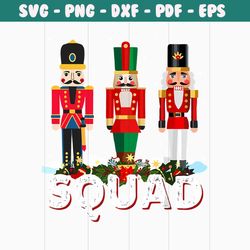 nutcracker squad ladies christmas png sublimation file