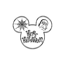 Halloween Disney Mickey 2022 Logo SVG, Mouse Ears Design Svg