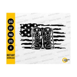 us army boots svg | united states military svg | war hero gear dog tag usa flag | cricut silhouette printable clipart digital png eps dxf ai