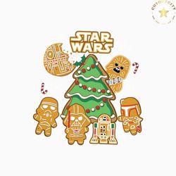 star wars characters xmas cookies svg cutting digital file