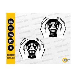 magic 8-ball svg | 8 ball svg | eight ball svg | yes or no result | cricut silhouette cutting file printable clipart digital dxf png eps ai