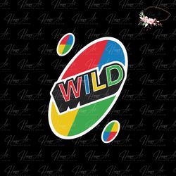 retro game uno wild card svg cutting digital file