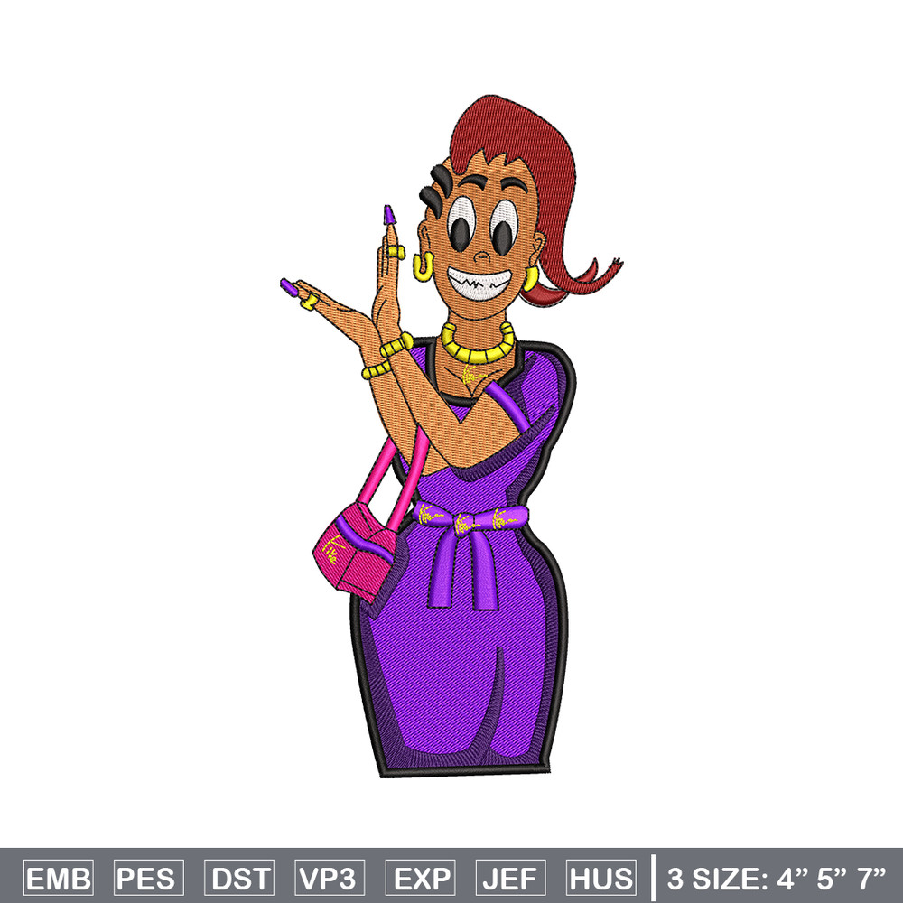 Yike girl embroidery design, Yike girl embroidery, logo design, Logo shirt, embroidery file, Digital download.jpg