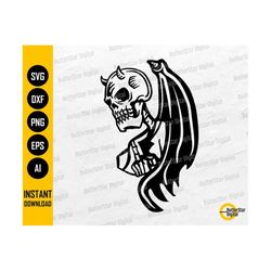 devil skeleton svg | satan svg | hell svg | demon svg | grave evil fear darkness | cut file printable clip art vector digital dxf png eps ai