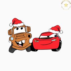 disney cars christmas tow mater mcqueen svg download