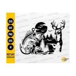 deer hunter svg | deer antler svg | deer hunting svg | hunter t-shirt decal gift | cricut cutting file clipart vector digital dxf png eps ai