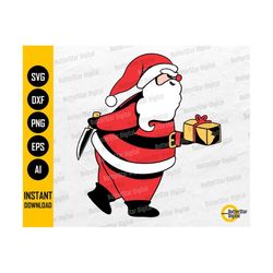 psycho santa claus svg | cute funny christmas svg | christmas gift shirt | cricut silhouette cameo printable clipart digital dxf png eps ai