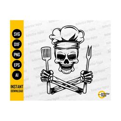 grill crossbones svg | grilling svg | griller dad shirt apron stencil gift tattoo | cricut silhouette clipart vector digital dxf png eps ai