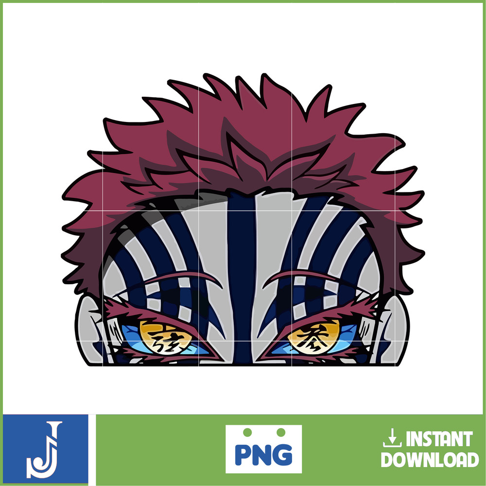 Anime Peeking Premium Graphic Design, Cute , Cool, Anime PNG, Print on Demand, Stickers, Anime Peeker (17).jpg