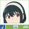 Anime Peeking Premium Graphic Design, Cute , Cool, Anime PNG, Print on Demand, Stickers, Anime Peeker (86).jpg