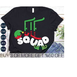 elf svg, christmas svg, elf squad svg, elf hat, family, team, funny, dxf, png, files for cricut, silhouette, sublimation