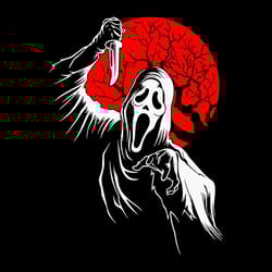 scream ghostface knives svg, horror characters knives svg