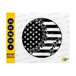 usa flag baseball svg | american base ball t-shirt sticker decal | cricut cut file silhouette cuttable clipart vector digital dxf png eps ai