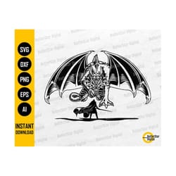 dragon slayer svg | knight svg | medieval svg | chivalry svg | cricut cutting file silhouette clipart vector digital download dxf png eps ai