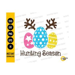 easter hunting season svg | easter eggs svg | spring sign t-shirt | cricut cutting file cut printable clipart vector digital dxf png eps ai