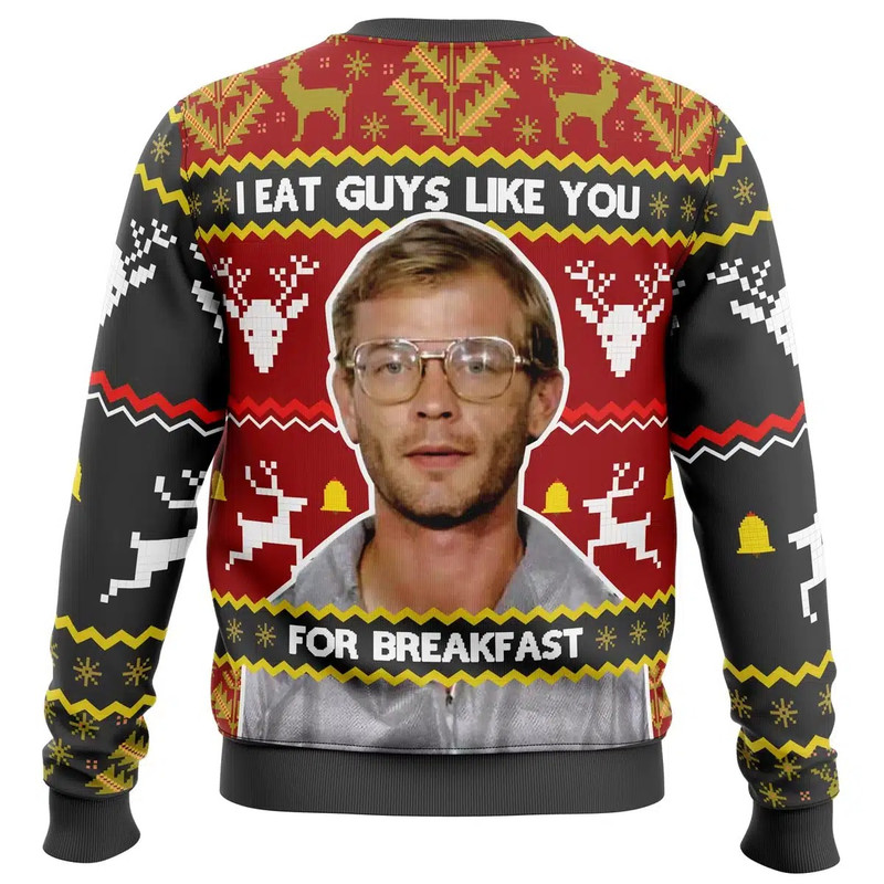 Jeffrey Dahmer All Over Print Hoodie 3D Zip Hoodie 3D Ugly Christmas Sweater 3D Fleece Hoodie