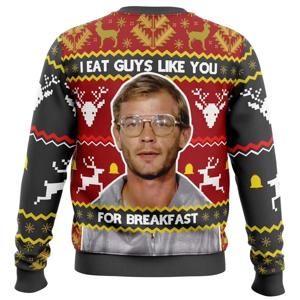 Jeffrey Dahmer All Over Print Hoodie 3D Zip Hoodie 3D Ugly Christmas Sweater 3D Fleece Hoodie