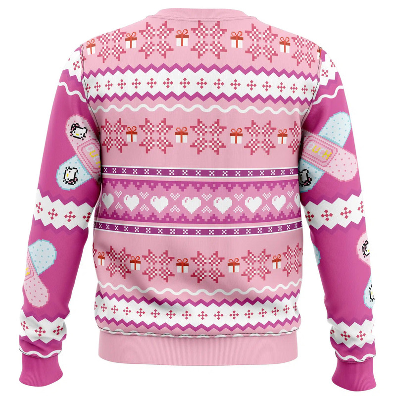Hello Christmas Hello Kitty All Over Print Hoodie 3D Zip Hoodie 3D Ugly Christmas Sweater 3D Fleece Hoodie