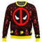 Deadpool All Over Print Hoodie 3D Zip Hoodie 3D Ugly Christmas Sweater 3D Fleece Hoodie