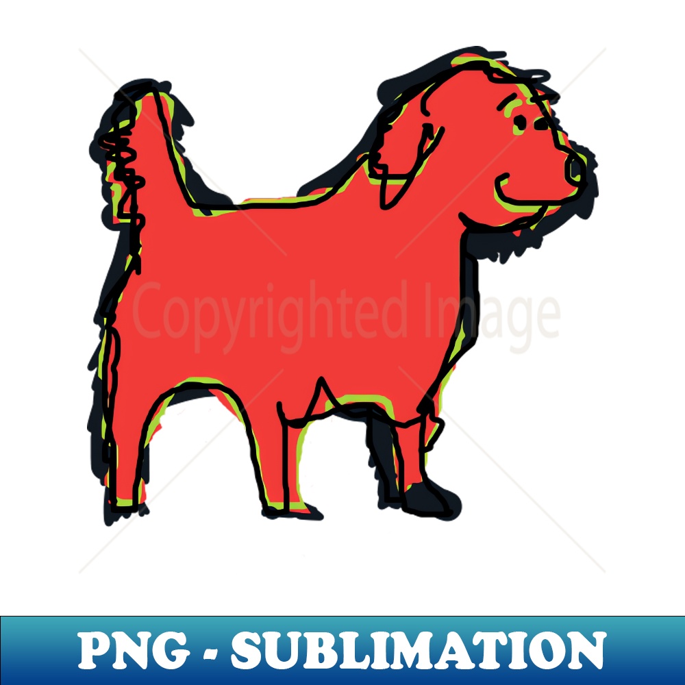 Ruff Ruff Red Dog Red Dog Ruff Rough - Instant Sublimation Digital Download - | Inspire ...