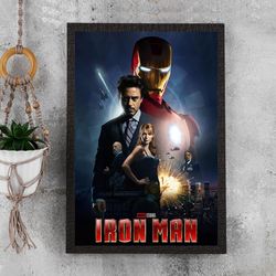 iron man evolution poster -  waterproof canvas film poster - movie poster gift - size a4 a3 a2 a1 - unframed.jpg