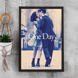 One Day Movie Poster - Waterproof Canvas Film Poster - Movie Wall Art - Movie Poster Gift - Size A4 A3 A2 A1 - Unframed.