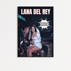 retro lana del rey poster, lana del rey digital print, lana del rey vintage poster, digital download wall art, teen girl