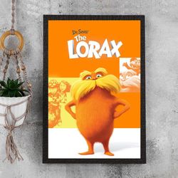 the lorax movie poster - waterproof canvas film poster - movie wall art - movie poster gift - size a4 a3 a2 a1 - unframe
