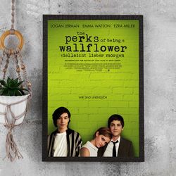 the perks of being a wallflower poster - waterproof canvas poster - movie poster gift - size a4 a3 a2 a1 - unframed.jpg