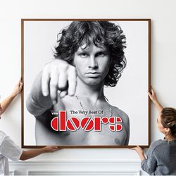 jim morrison poster - album cover - music album - music poster gift - unframed.jpg