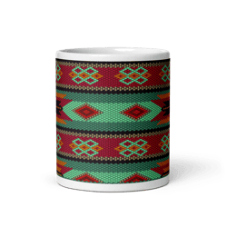 coffee mug. ceramic elegance: exquisite asian-arabic pattern coffee mug. exotic elegance. exclusive gift. tea mug