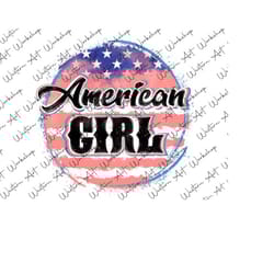 american girl png image, 4th of july png, american flag patriotic girl design, sublimation designs downloads, png file