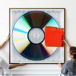 kanye west yeezus poster - album cover - music album - music poster gift - unframed.jpg