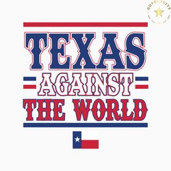 retro texas against the world svg graphic design file