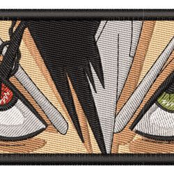 Anime Embroidery Pattern Black Asta Eyes