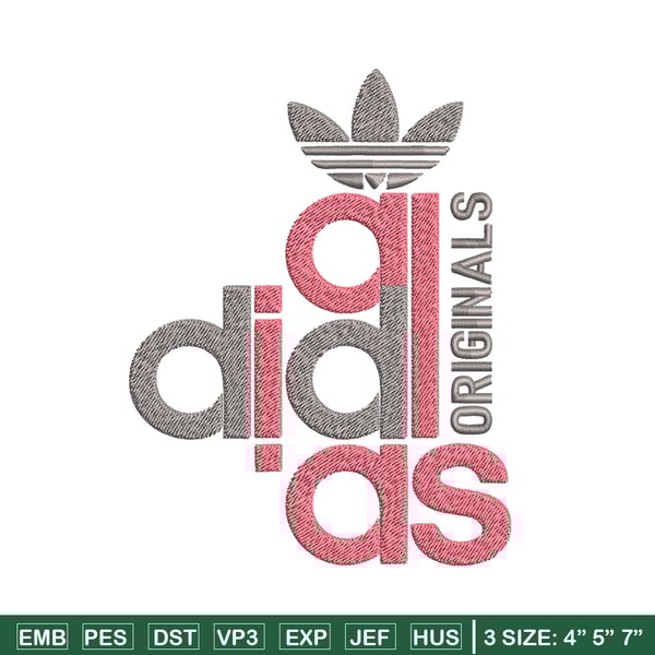 Adidas originals Embroidery Design, Adidas Embroidery, Brand Embroidery, Embroidery File, Logo shirt, Digital download.jpg