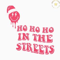 retro ho ho ho in the streets svg graphic design file