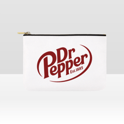 dr pepper accessory pouch, makeup bag