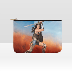 wonder woman accessory pouch, makeup bag