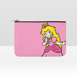 princess peach accessory pouch, makeup bag