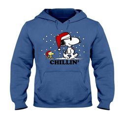 peanuts snoopy snowfall chillin&8217 sweatshirt & hoodie