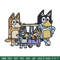 Bluey family embroidery design, Bluey Embroidery, Embroidery File, cartoon design, cartoon shirt, Digital download..jpg