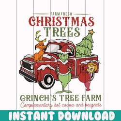 farm fresh christmas grinchs tree farm svg file for cricut