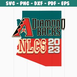 diamondbacks nlcs 2023 world series svg file for cricut