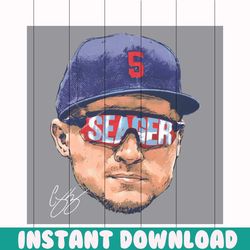 corey seager texas sunglasses png sublimation download